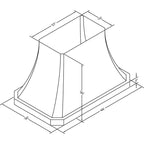  Vent-A-Hood 48-inch Ceiling Mount Range Hood JDIH448/C2SS IMAGE 2