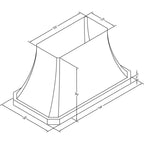  Vent-A-Hood 54-inch Ceiling Mount Range Hood JDIH454/C2SS IMAGE 2