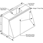  Vent-A-Hood 30-inch Wall Mount Range Hood TLH-130WH IMAGE 2