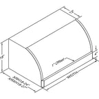  Vent-A-Hood 36-inch Wall Mount Range Hood XRH18-236SS IMAGE 2