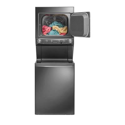  Frigidaire Stacked Washer/Dryer Electric Laundry Center FFLE4033QT IMAGE 2