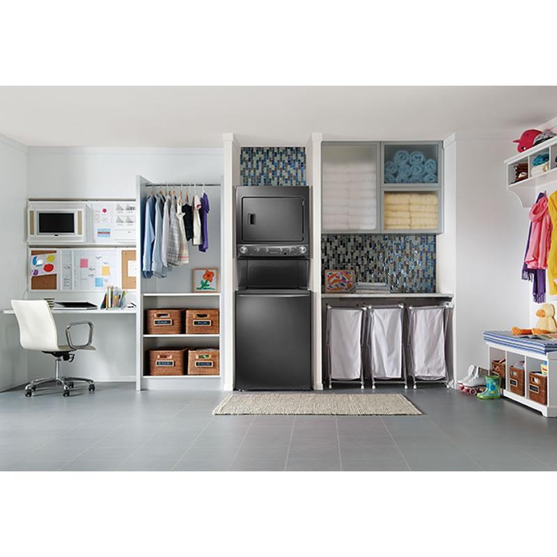  Frigidaire Stacked Washer/Dryer Electric Laundry Center FFLE4033QT IMAGE 5