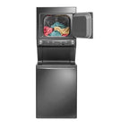  Frigidaire Stacked Washer/Dryer Gas Laundry Center FFLG4033QT IMAGE 2