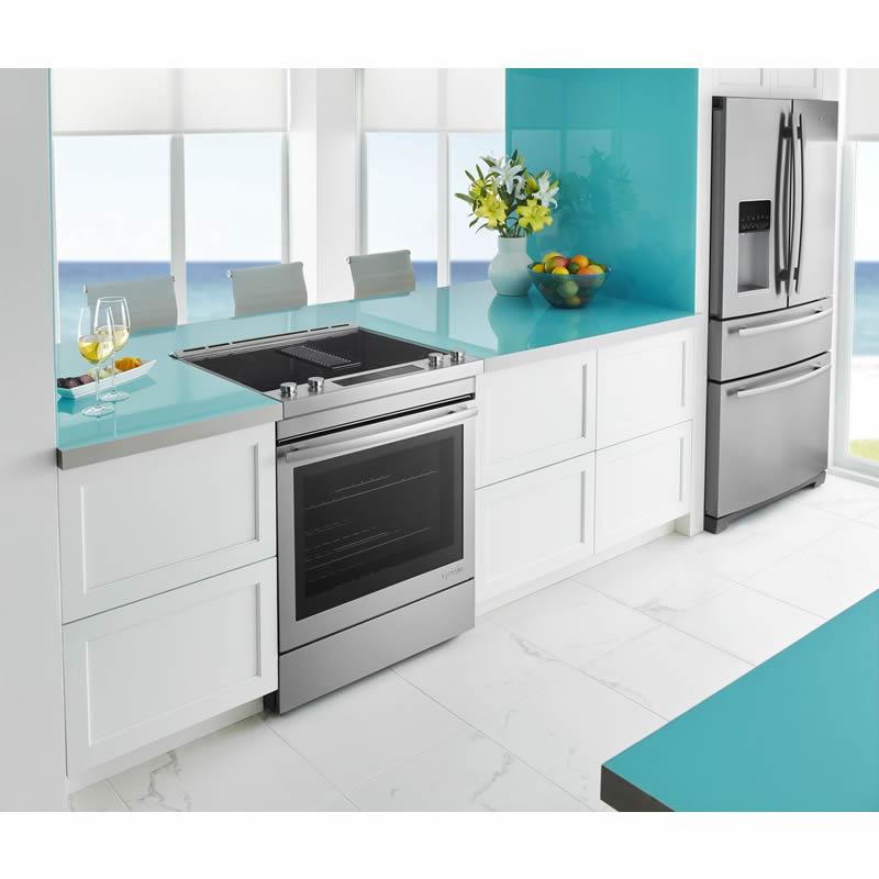  JennAir 30-inch Slide-in Electric Range with Aqualift® Self Cleaning Technology JES1750ES IMAGE 5