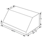  Vent-A-Hood 30-inch Wall Mount Range Hood NPXH18-230SS IMAGE 2