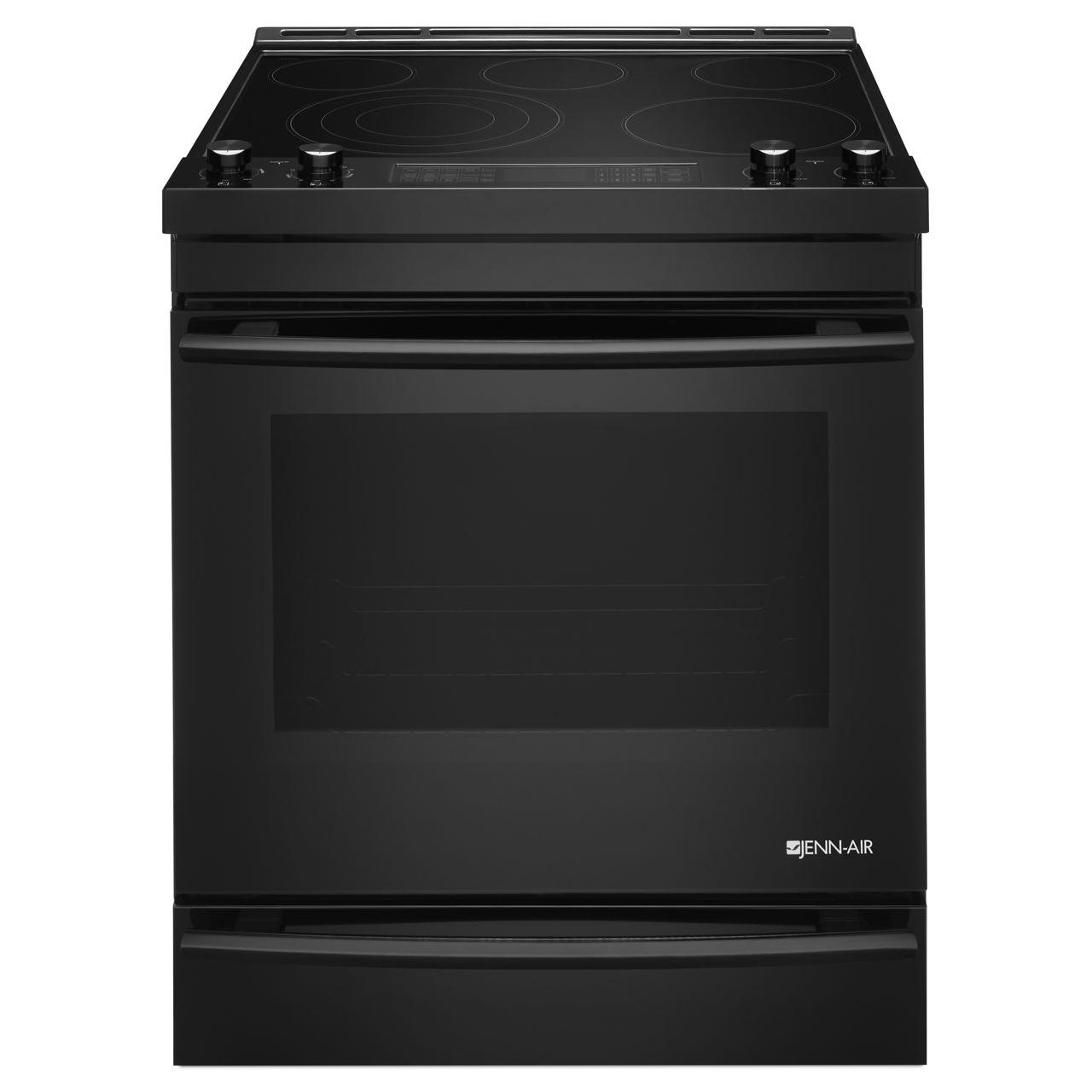  JennAir 30-inch Slide-in Electric Range with Triple-Choice™ Element JES1450CDB IMAGE 1