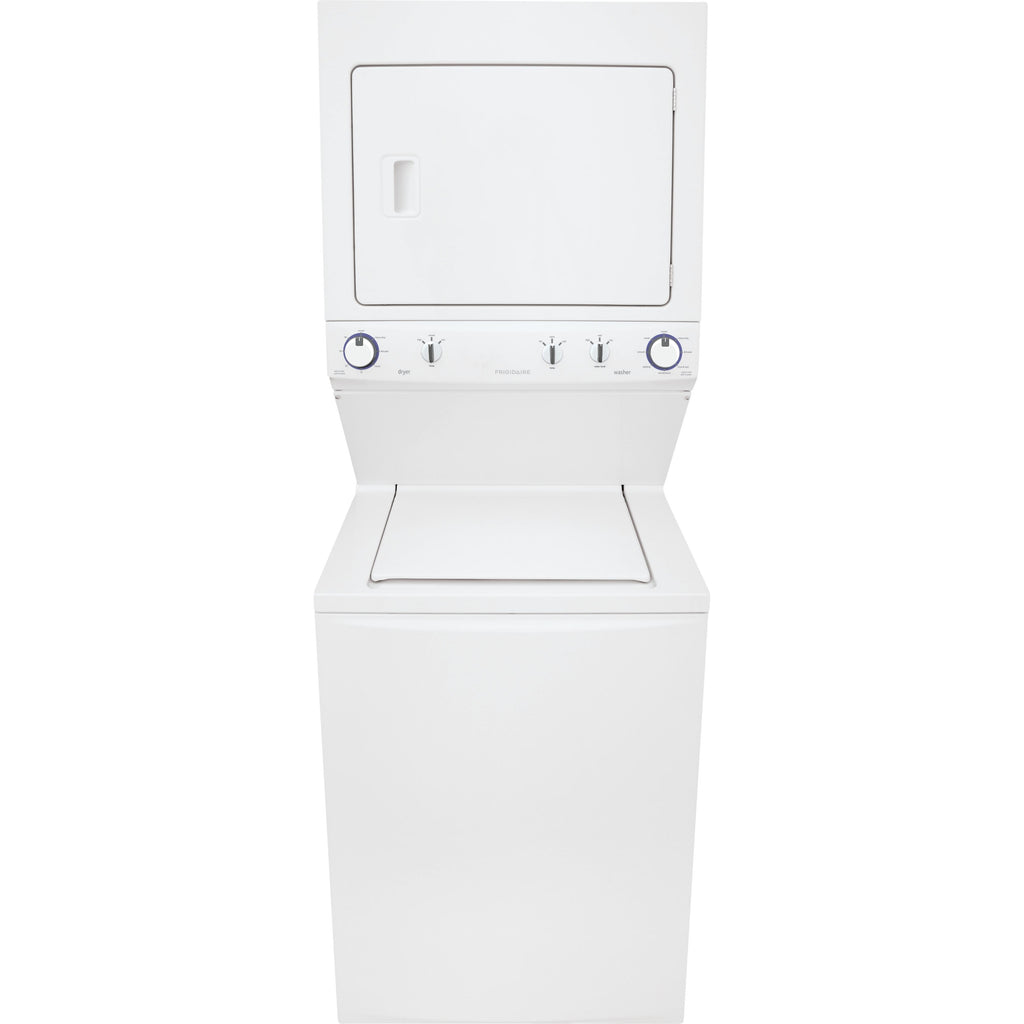  Frigidaire Stacked Washer/Dryer Electric Laundry Center FFLE39C1QW IMAGE 1
