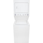  Frigidaire Stacked Washer/Dryer Electric Laundry Center FFLE40C3QW IMAGE 1