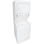  Frigidaire Stacked Washer/Dryer Electric Laundry Center FFLE40C3QW IMAGE 2