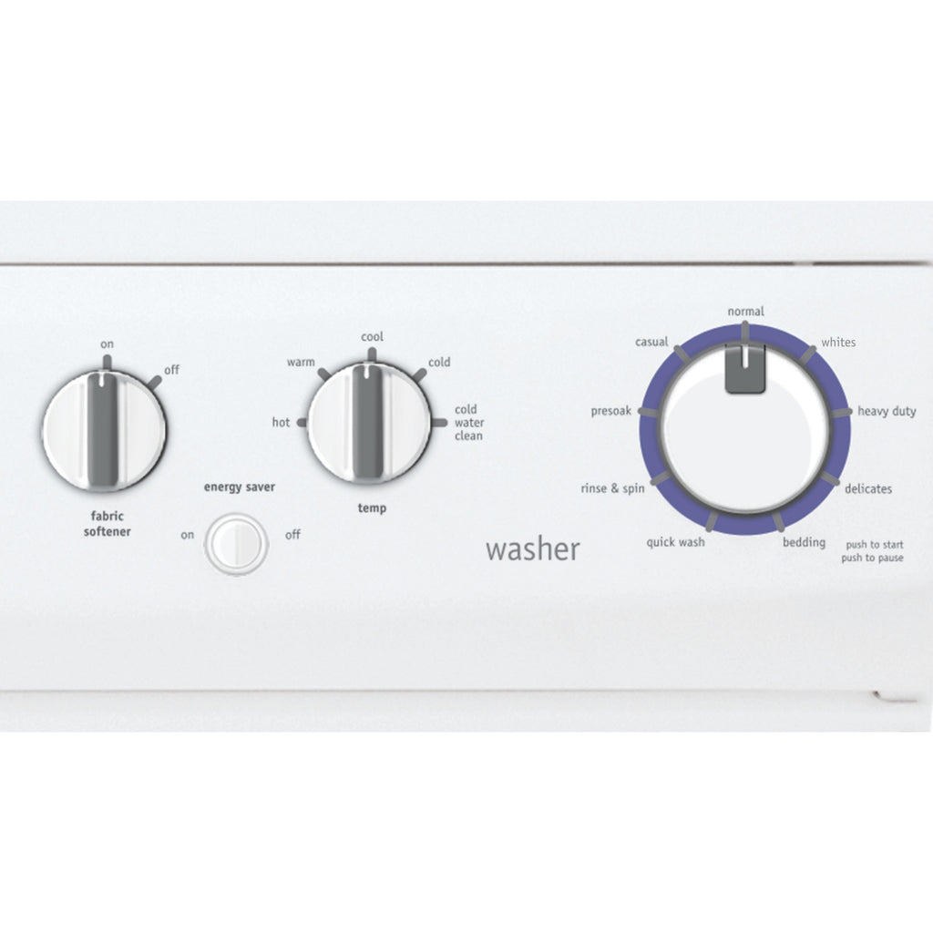  Frigidaire Stacked Washer/Dryer Electric Laundry Center FFLE40C3QW IMAGE 3