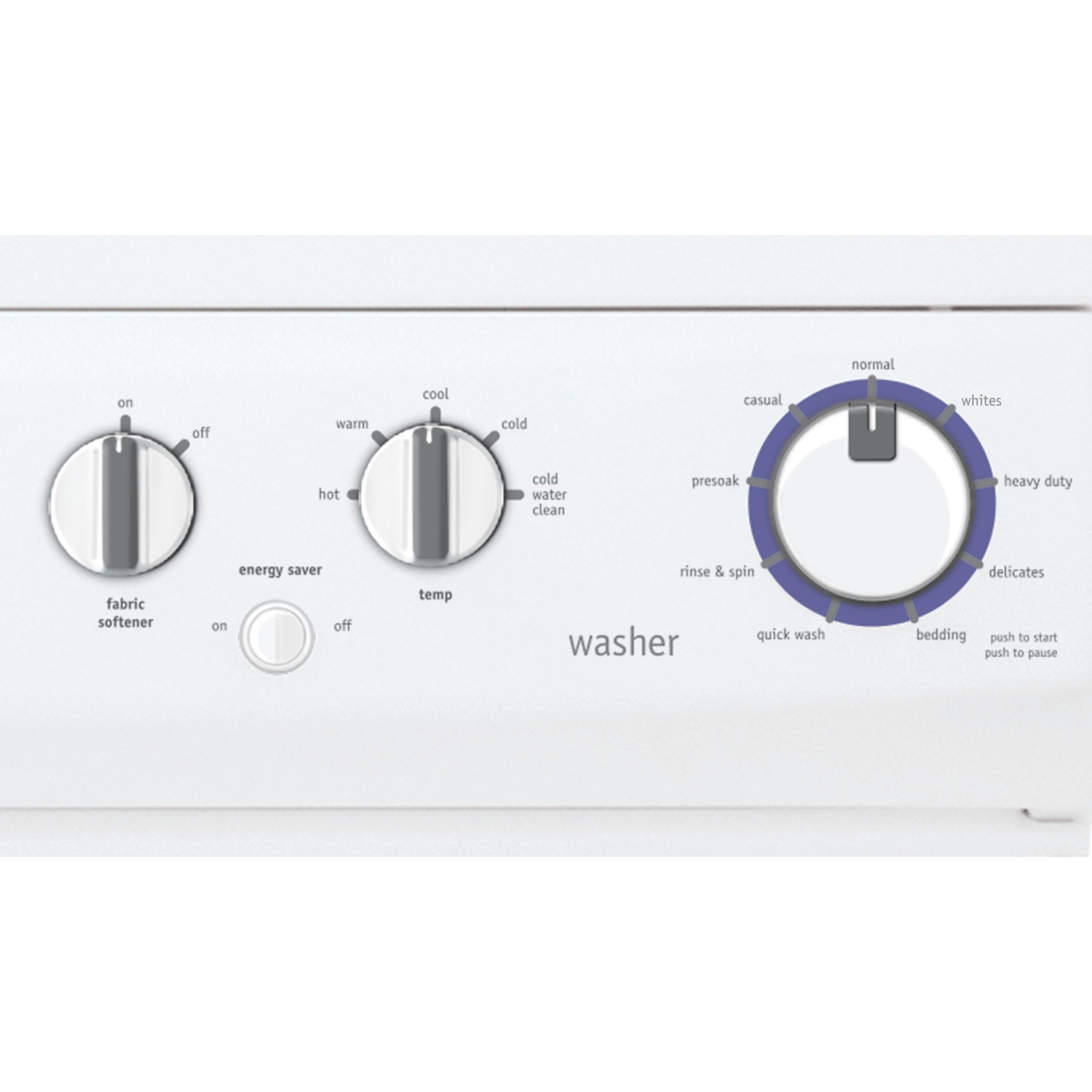  Frigidaire Stacked Washer/Dryer Electric Laundry Center FFLE40C3QW IMAGE 3