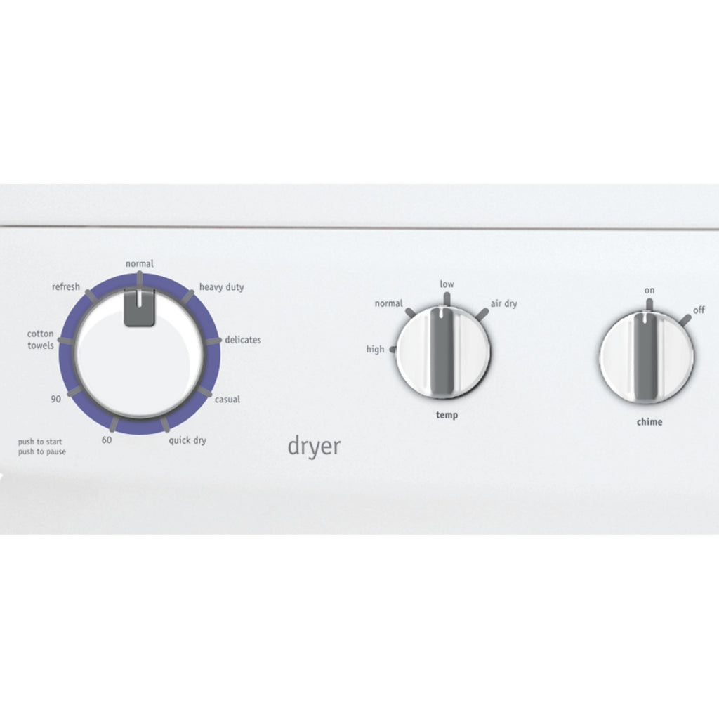  Frigidaire Stacked Washer/Dryer Electric Laundry Center FFLE40C3QW IMAGE 4