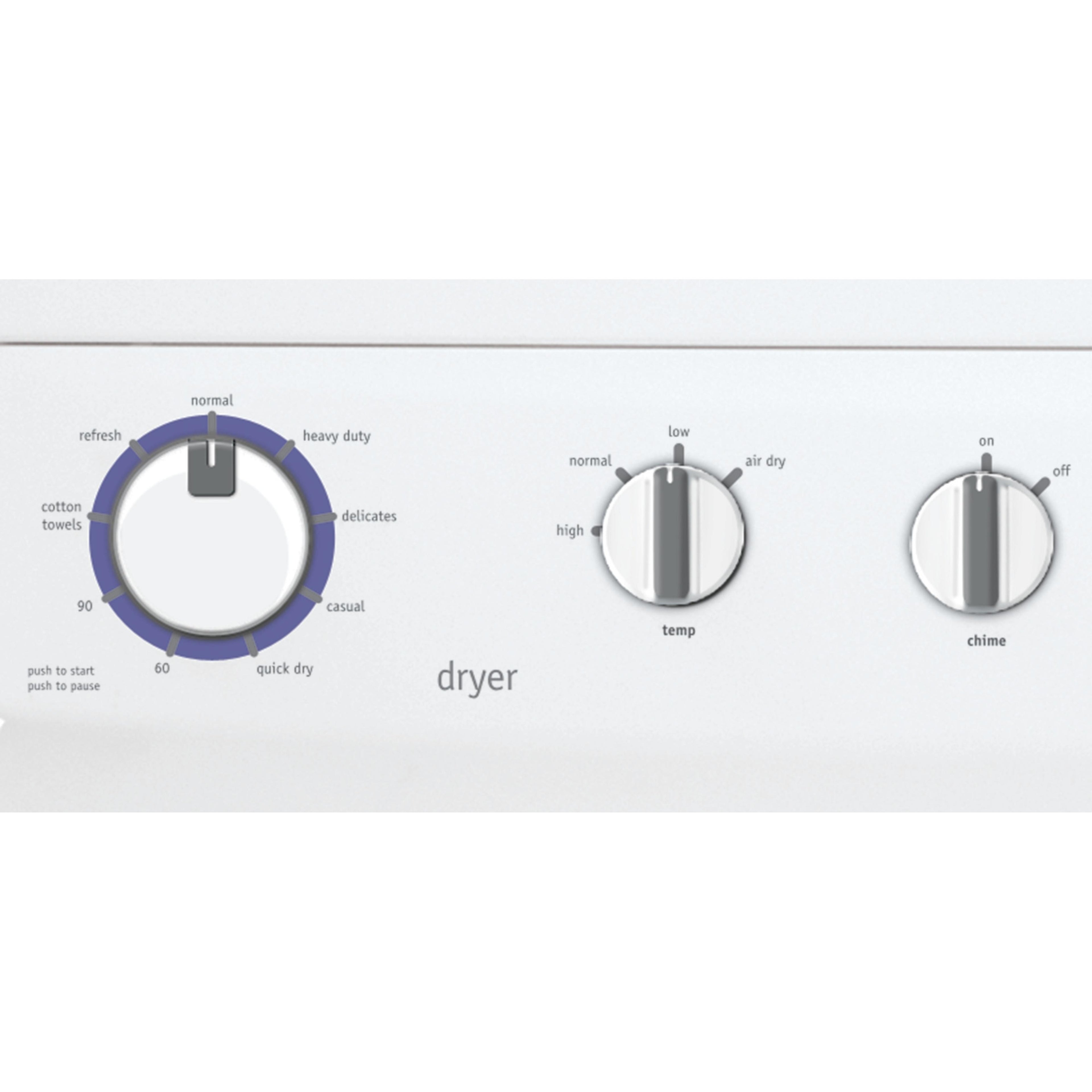  Frigidaire Stacked Washer/Dryer Electric Laundry Center FFLE40C3QW IMAGE 4