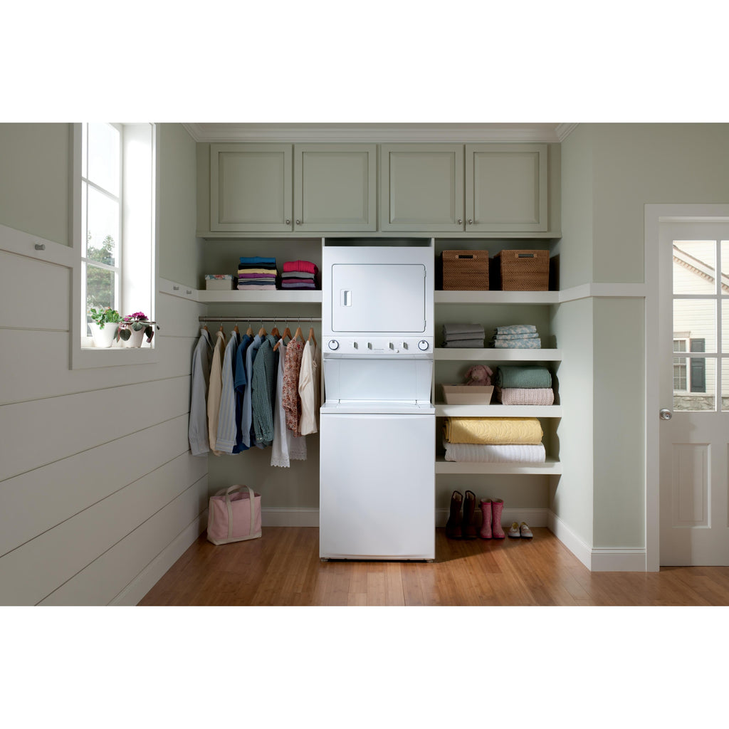  Frigidaire Stacked Washer/Dryer Electric Laundry Center FFLE40C3QW IMAGE 6