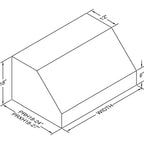 Vent-A-Hood 42-inch Under-Cabinet Range Hood PRXH18-M48SS IMAGE 2