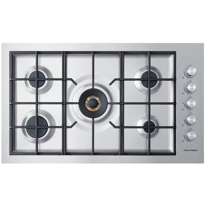  Fisher & Paykel 36-inch Built-In Gas Cooktop CG365DWNGACX1 IMAGE 1