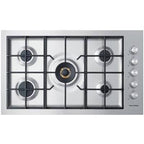  Fisher & Paykel 36-inch Built-In Gas Cooktop CG365DWNGACX1 IMAGE 1