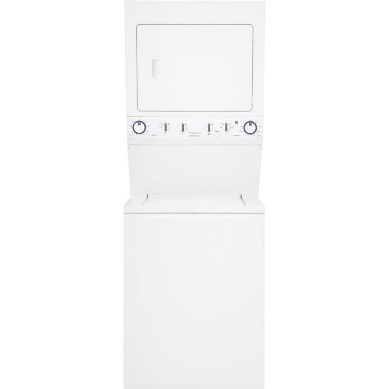  Frigidaire Stacked Washer/Dryer Electric Laundry Center FFLE4033QW IMAGE 1