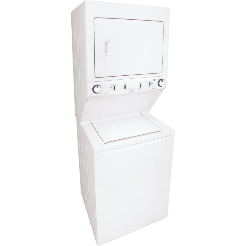  Frigidaire Stacked Washer/Dryer Electric Laundry Center FFLE4033QW IMAGE 2