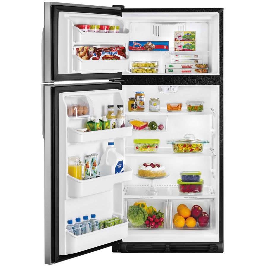  Frigidaire 30-inch, 18.3 cu. ft. Free-Standing Top Freezer Refrigerator LFHT1817LR-B IMAGE 3