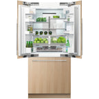  Fisher & Paykel 36-inch, 16.8 cu. ft. Built-in French 3-Door Refrigerator with Ice Maker RS36A80J1 IMAGE 3