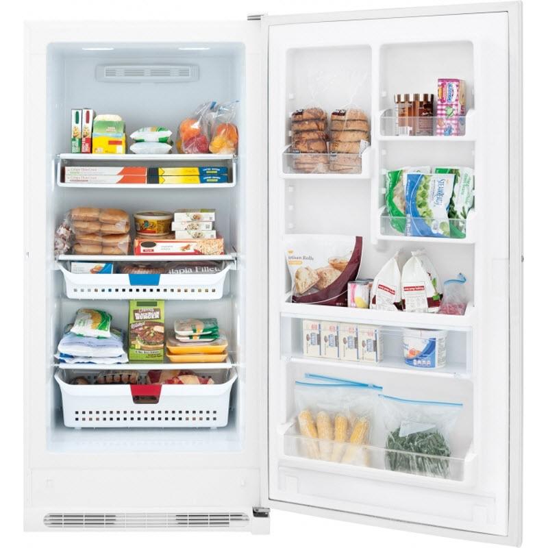  Frigidaire 16.9 cu. ft. Upright Freezer with Digital Temperature Display FFFH17F6QW-B IMAGE 3