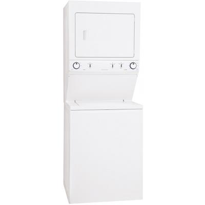  Frigidaire Stacked Washer/Dryer Electric Laundry Center FFLE1011MW-B IMAGE 1