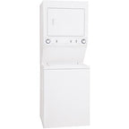  Frigidaire Stacked Washer/Dryer Electric Laundry Center FFLE1011MW-B IMAGE 1