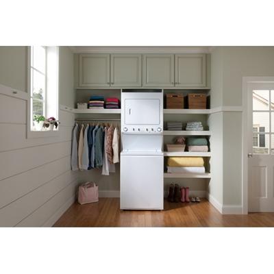  Frigidaire Stacked Washer/Dryer Electric Laundry Center FFLE2022MW-B IMAGE 3