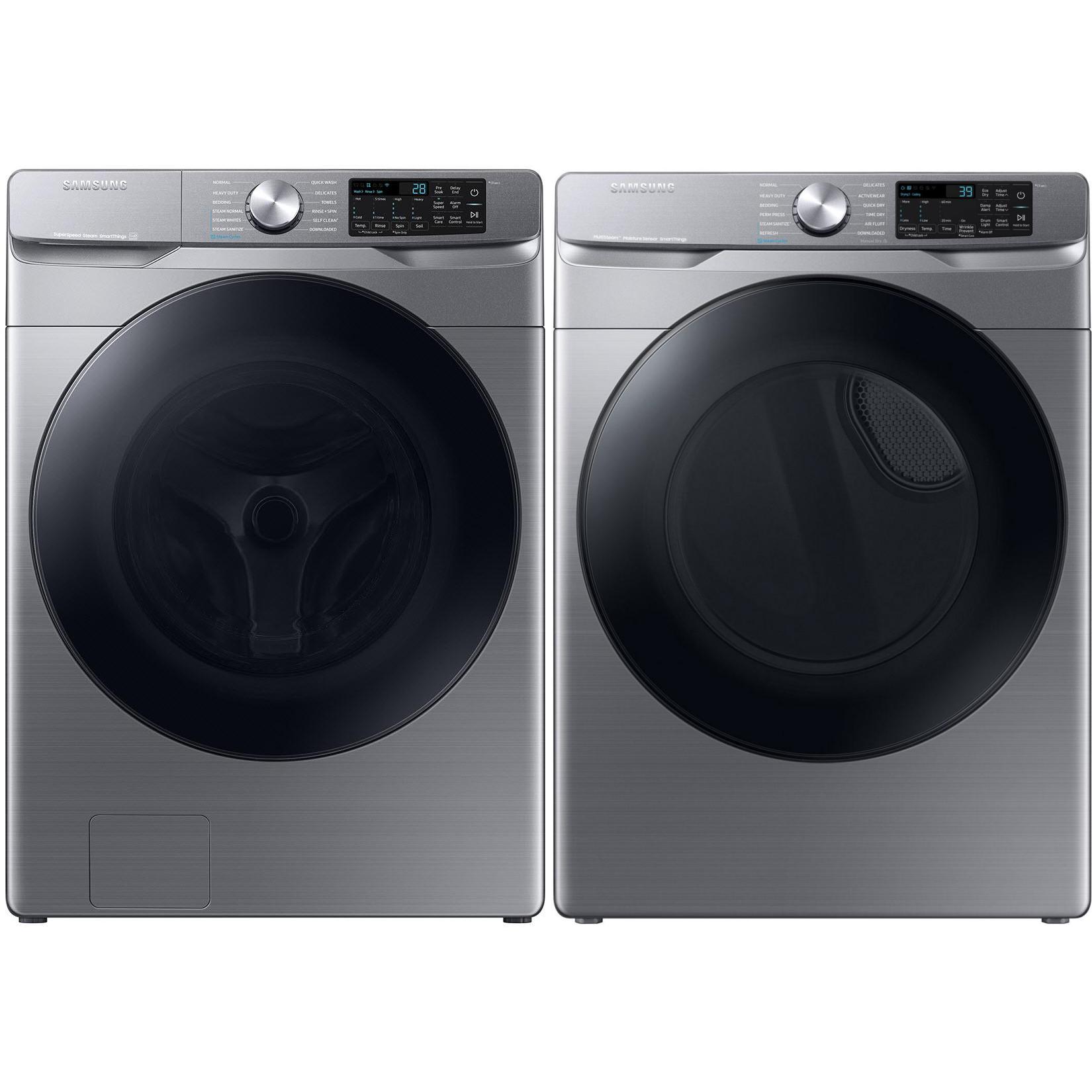  Samsung Laundry WF45B6300APAC, DVE45B6305PAC IMAGE 1