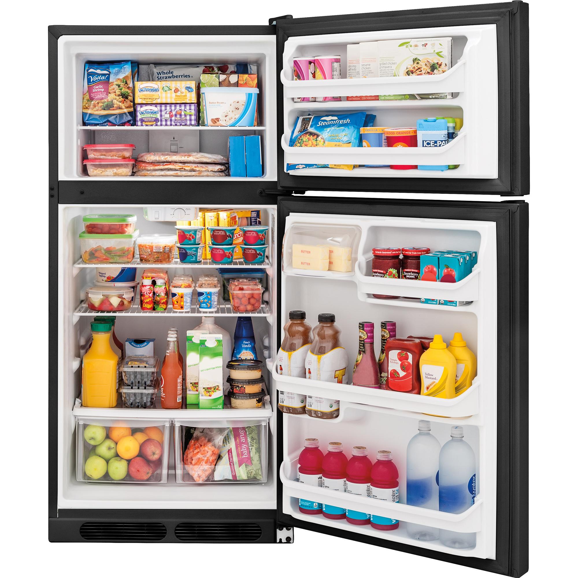  Frigidaire 28-inch, 14.6 cu. ft. Top Freezer Refrigerator FFTR1514RB IMAGE 3