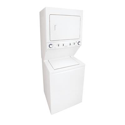  Frigidaire Stacked Washer/Dryer Gas Laundry Center FFLG4033QW IMAGE 2