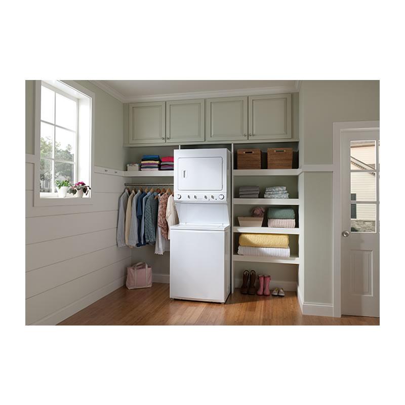  Frigidaire Stacked Washer/Dryer Gas Laundry Center FFLG4033QW IMAGE 3