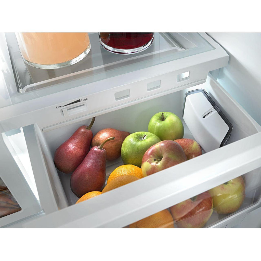  JennAir 36-inch, 21.9 cu.ft. Counter-Depth French 3-Door Refrigerator with TriSensor™ Electronic Climate Control JFC2290RTB IMAGE 8
