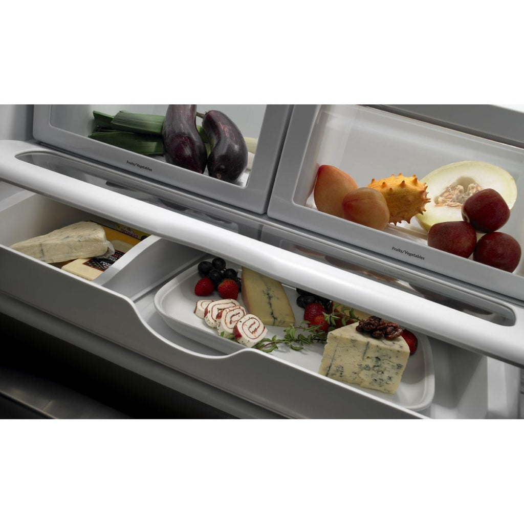  JennAir 36-inch, 21.9 cu.ft. Counter-Depth French 3-Door Refrigerator with TriSensor™ Electronic Climate Control JFC2290REM IMAGE 9