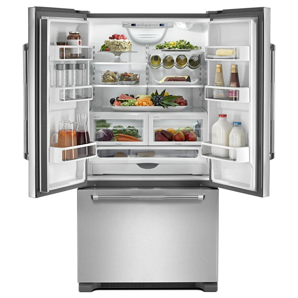  JennAir 36-inch, 21.9 cu.ft. Counter-Depth French 3-Door Refrigerator with TriSensor™ Electronic Climate Control JFC2290REP IMAGE 3