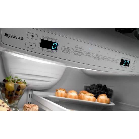  JennAir 36-inch, 21.9 cu.ft. Counter-Depth French 3-Door Refrigerator with TriSensor™ Electronic Climate Control JFC2290REP IMAGE 8