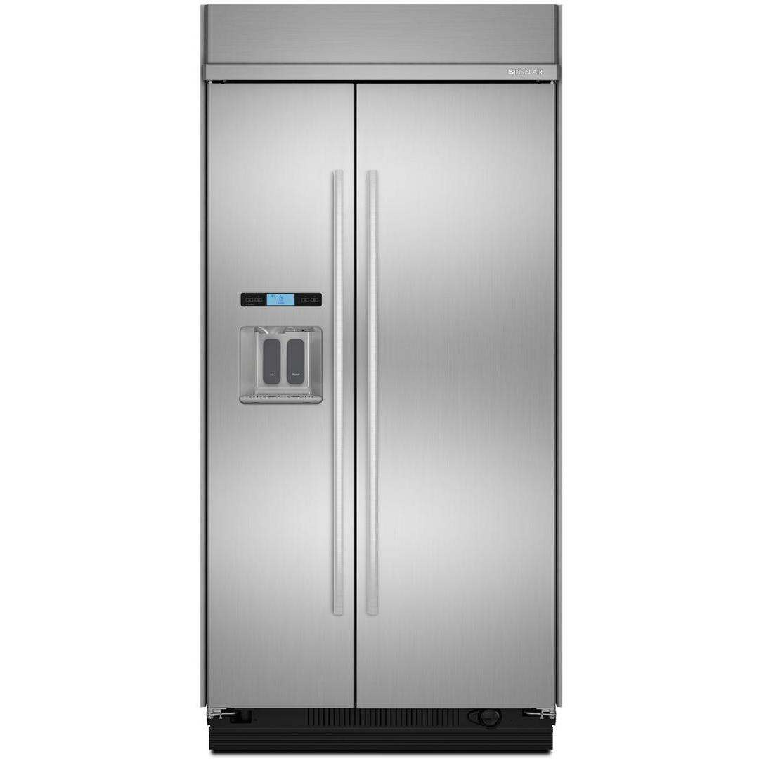  JennAir 42-inch, 25 cu. ft. Side-by-Side Refrigerator with Ice and Water JS42SSDUDE IMAGE 1