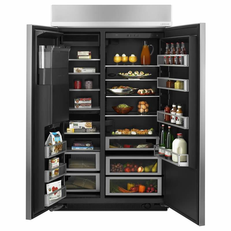  JennAir 42-inch, 25 cu. ft. Side-by-Side Refrigerator with Ice and Water JS42SSDUDE IMAGE 2