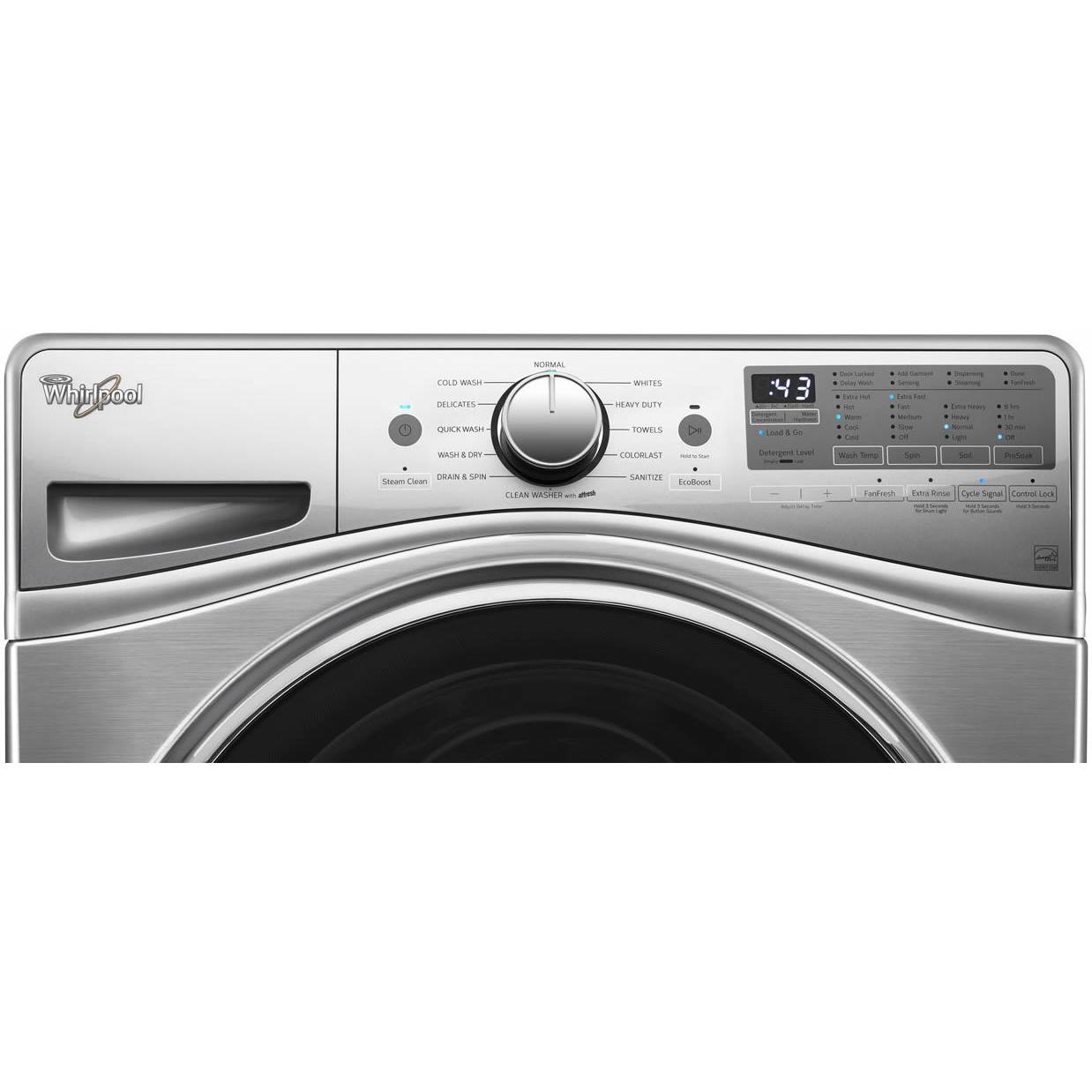  Whirlpool 5.2 cu. ft. Front Loading Washer with Steam WFW92HEFU IMAGE 4