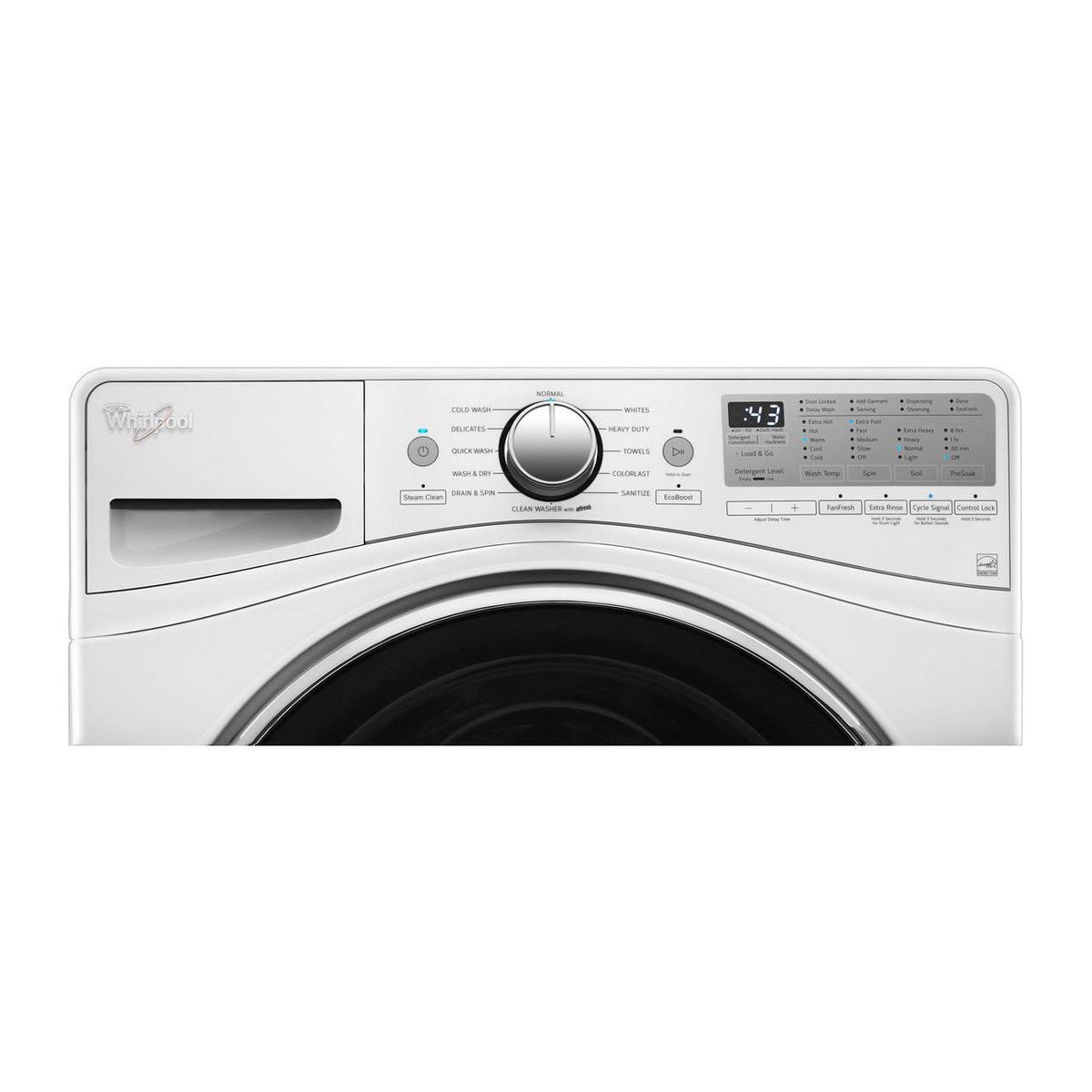  Whirlpool 4.8 cu. ft. Front Loading Washer with Steam WFW9290FW IMAGE 2