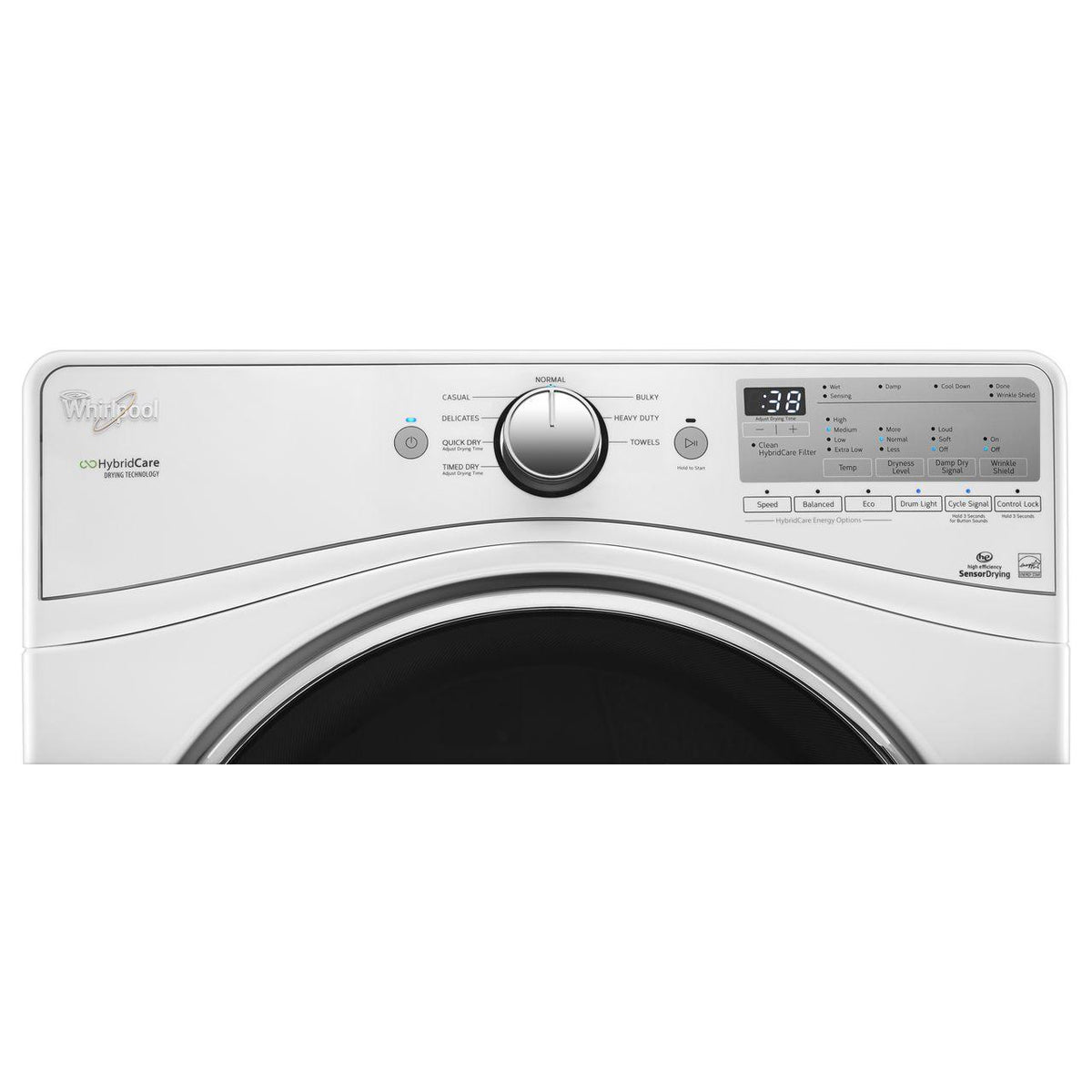  Whirlpool 7.4 cu. ft. Electric Dryer YWED9290FW IMAGE 4