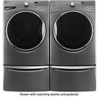  Whirlpool 7.4 cu. ft. Electric Dryer with Steam WED90HEFC IMAGE 2