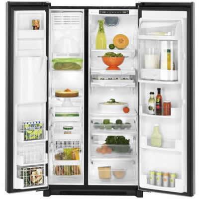  JennAir 36-inch, 21.6 cu. ft. Counter-Depth Side-by-Side Refrigerator with Ice and Water JCD2292KTB IMAGE 1
