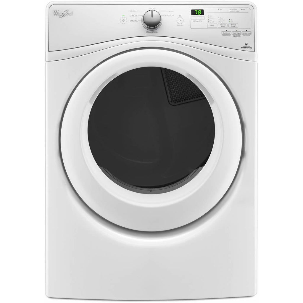  Whirlpool 7.4 cu. ft. Electric Dryer with Steam WED7505FW IMAGE 1