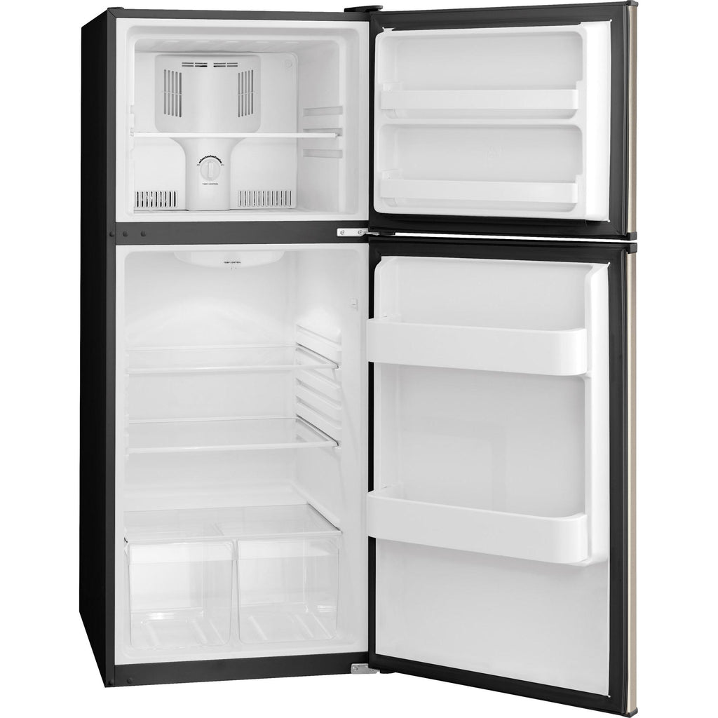  Frigidaire 24-inch, 9.9 cu. ft. Top Freezer Refrigerator FFET1022QM IMAGE 3
