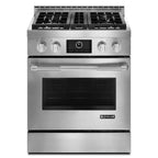  JennAir 30-inch Freestanding Gas Range with MultiMode® Convection System JLRP430WP IMAGE 1