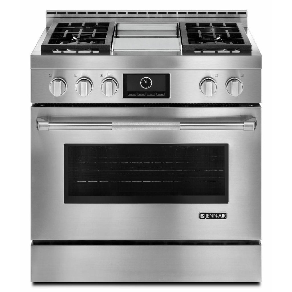  JennAir 36-inch Freestanding Gas Range with MultiMode® Convection System JLRP536WP IMAGE 1