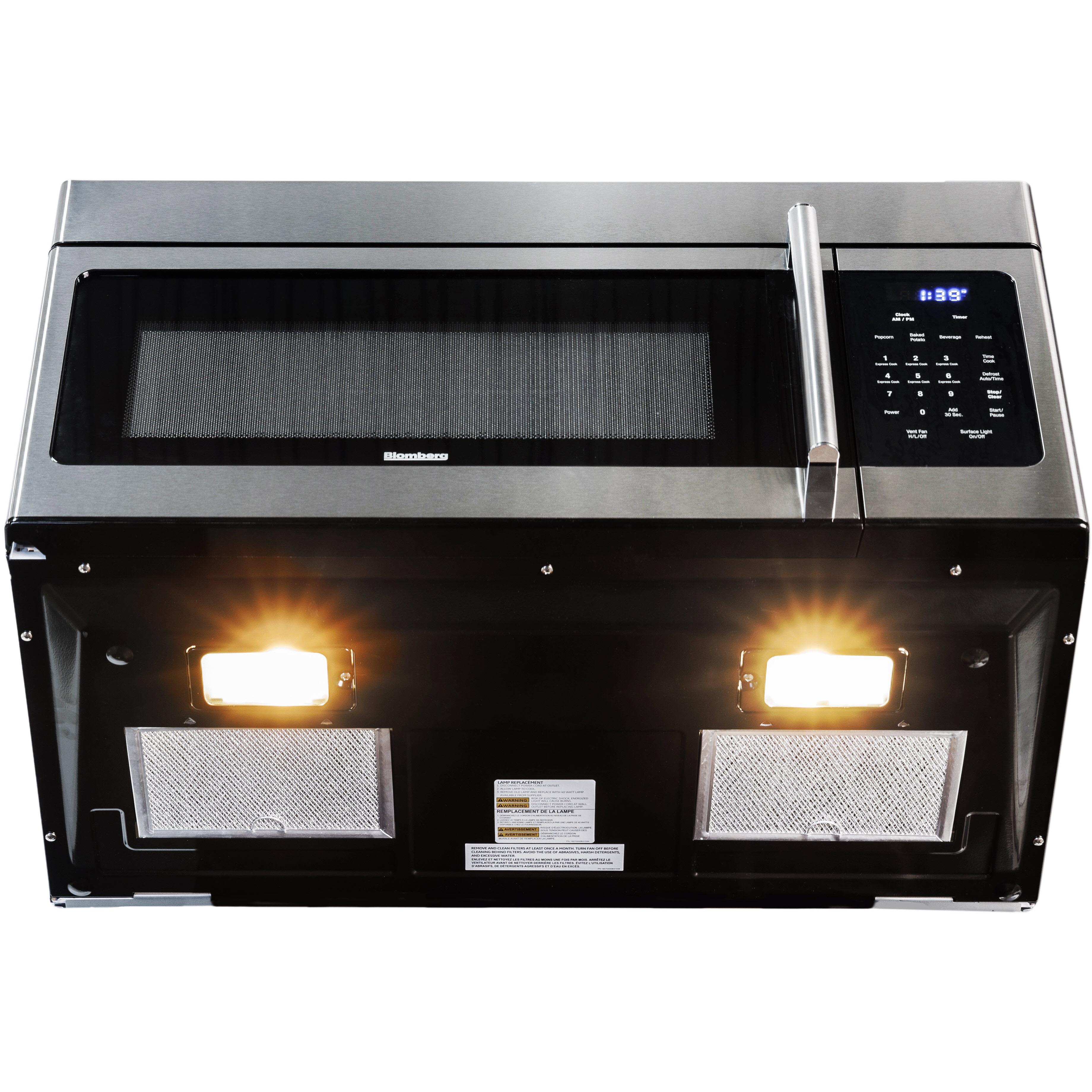  Blomberg 30-inch, 1.6 cu. ft. Over-the-Range Microwave Oven BOTR30100SS IMAGE 2