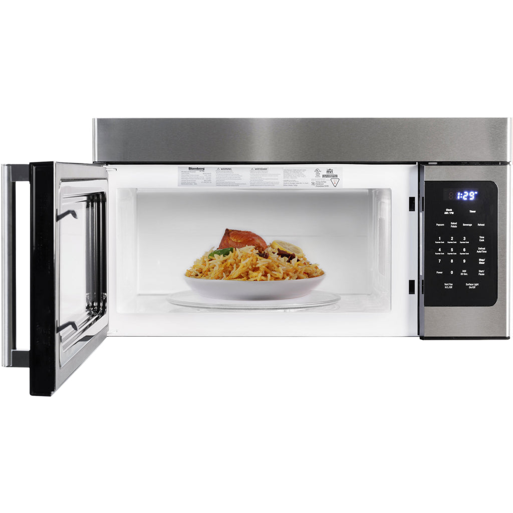  Blomberg 30-inch, 1.6 cu. ft. Over-the-Range Microwave Oven BOTR30100SS IMAGE 3